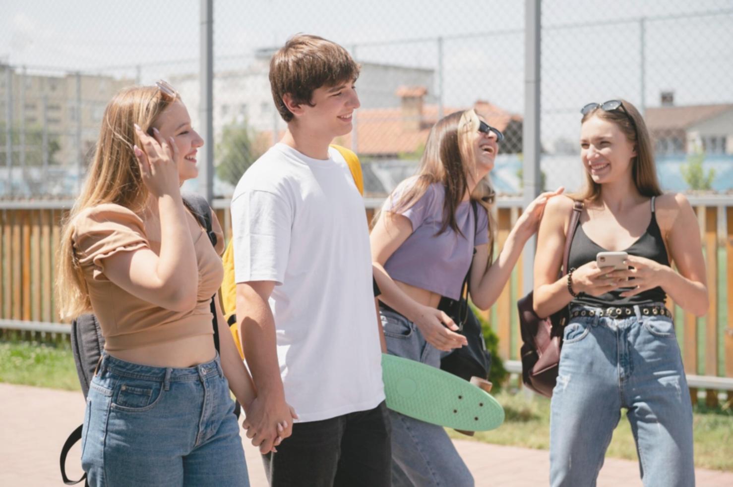 Professional workspace showing trend trading analysis materials and educational resources for finance students